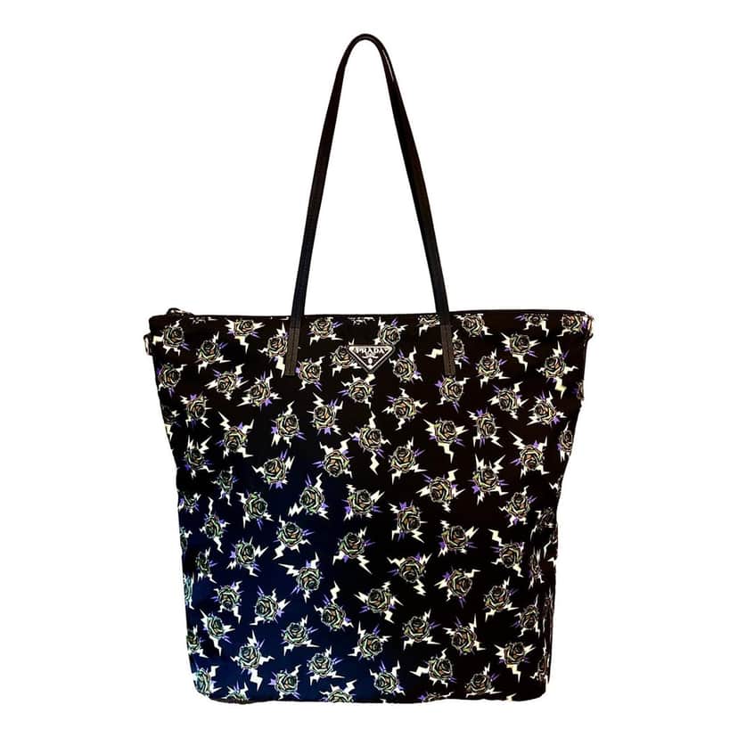 Prada Prada Frankenstein Black Nylon Convertible Shopping Tote Other Never worn - Front View