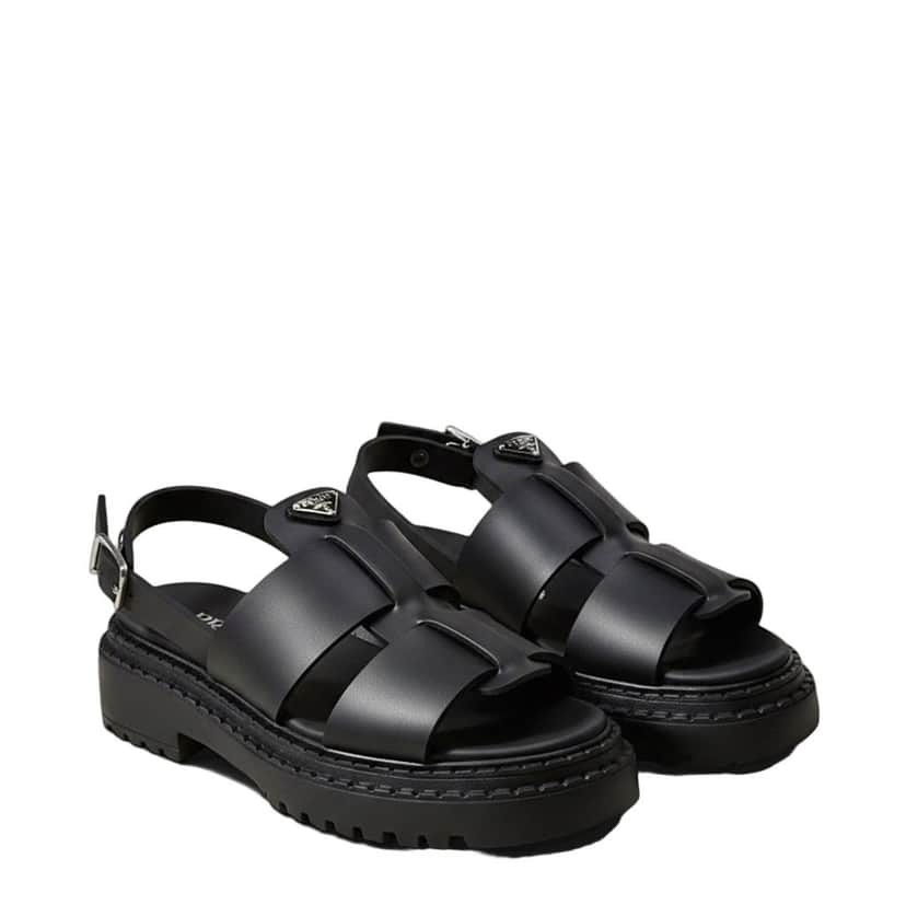Prada Monolith Black Rubber Never worn, with tag - Front View