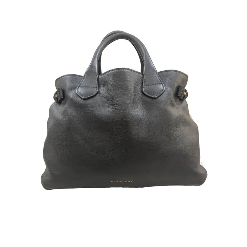 Burberry Banner Tote Leather Bag