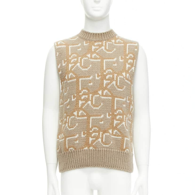 Dior Cactus Jack Beige Cashmere Never worn - Front View