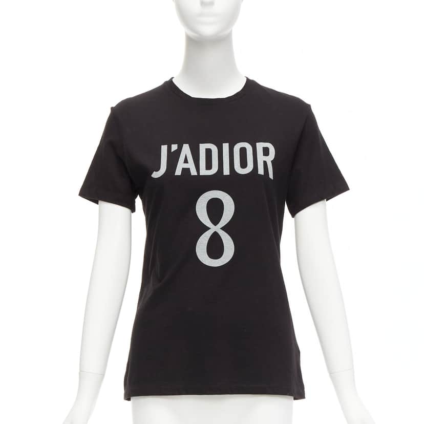 Dior Distressed J’adior Shirt Black Cotton Very good condition - Front View
