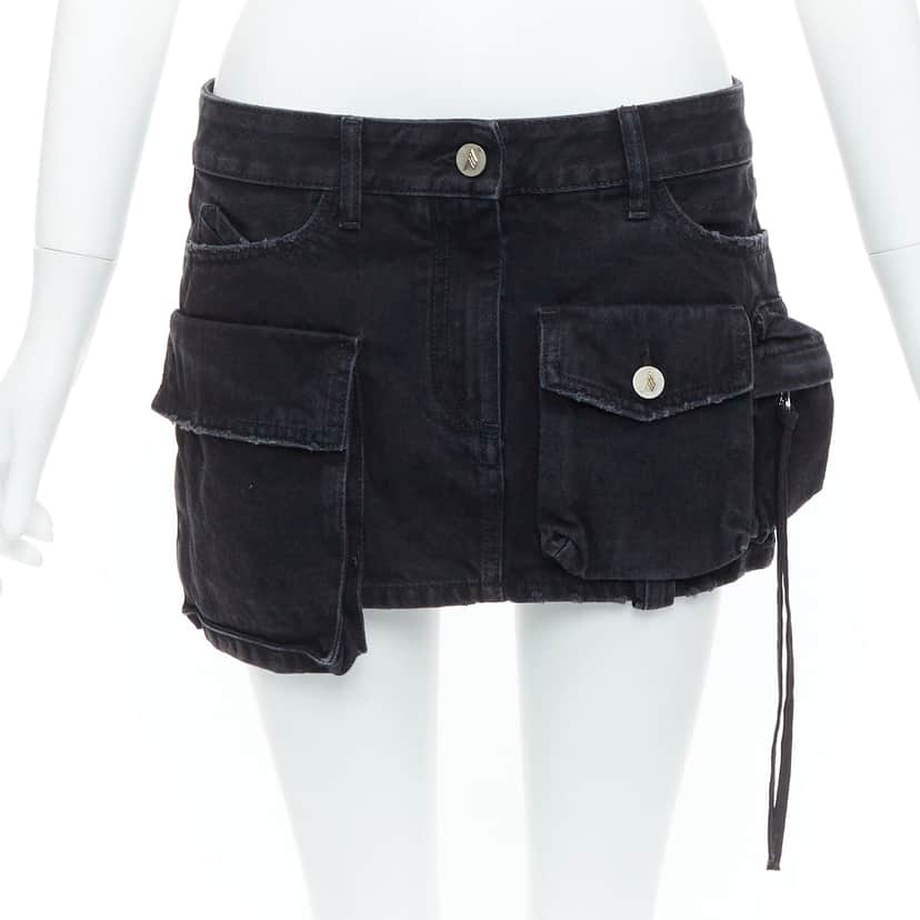 ATTICO Fay Black Cotton Never worn - Front View