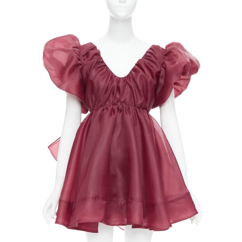 Aje Greta Burgundy Polyester Very good condition - Front View