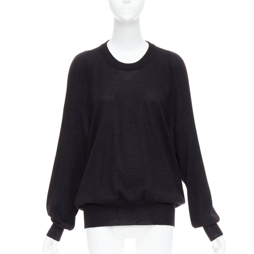 Maison Martin Margiela Oversized Alpaca Sweater Grey Polyester Never worn - Front View