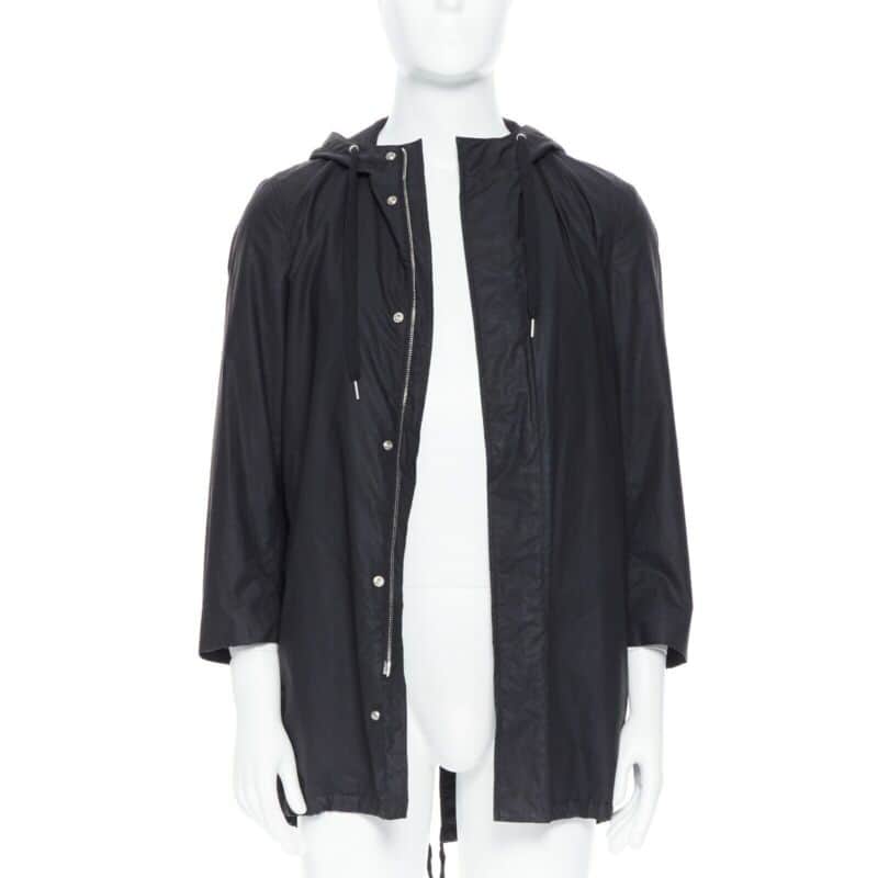 Christian Dior Black Utilitarian Windbreaker Black Polyester Good condition - Front View
