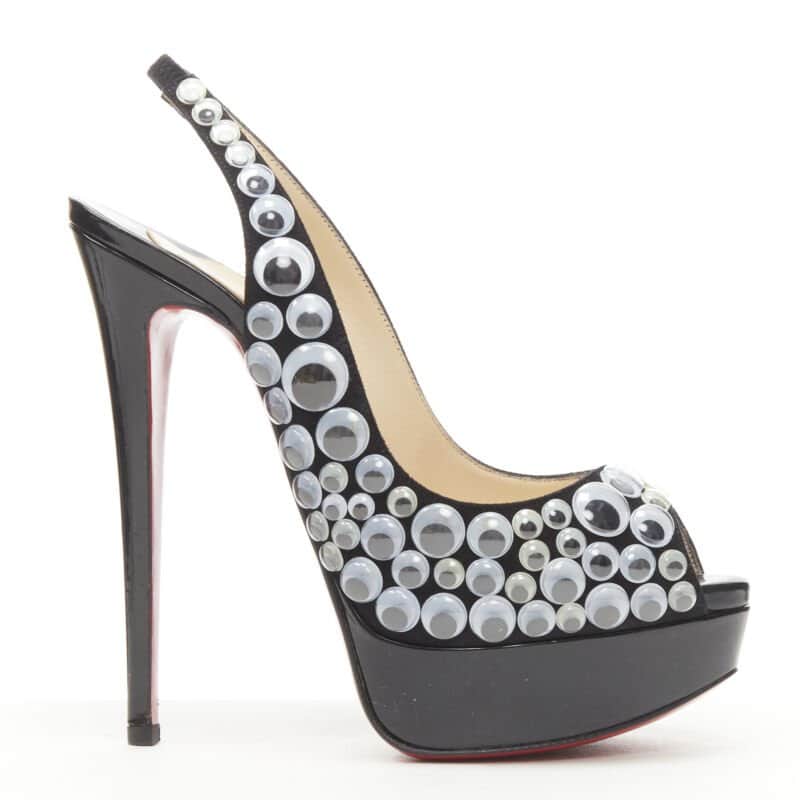 Christian Louboutin Deja Vu Sling Pumps Black Very good condition - Front View