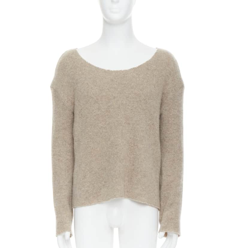 The Elder Statesman Loose Sweater Brown Cashmere Good condition - Front View