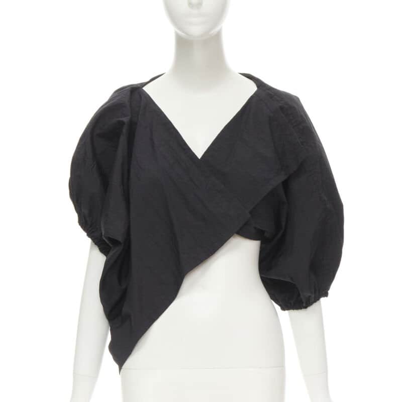 Comme Des Garcons Twist Back Jacket Black Never worn - Front View