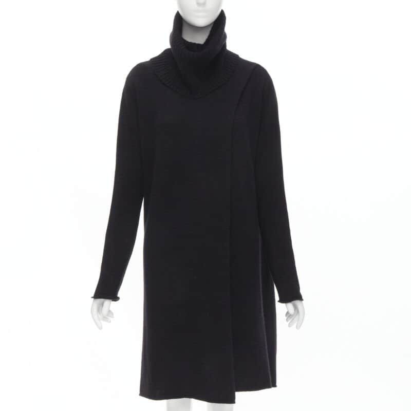 The Row Split Front Tunic Black Cashmere Never worn, with tag - Front View