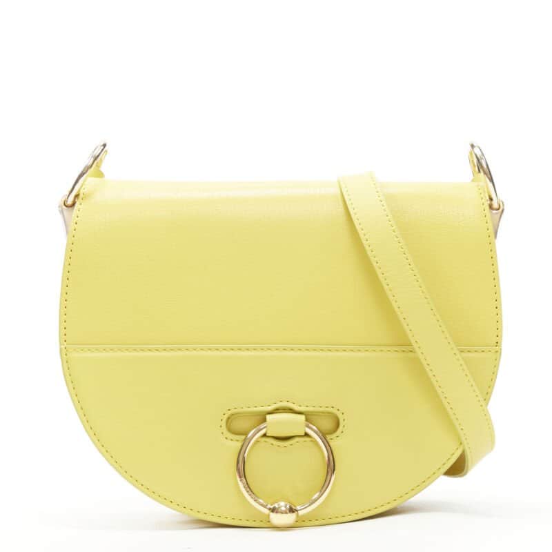 JW ANDERSON East West Basket Yellow Leather Very good condition - Front View