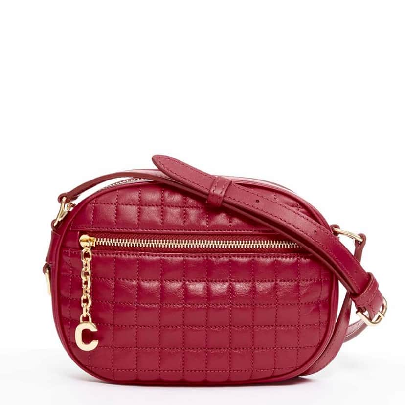 Celine Red Charm Camera Bag Red Leather Never worn, with tag - Front View