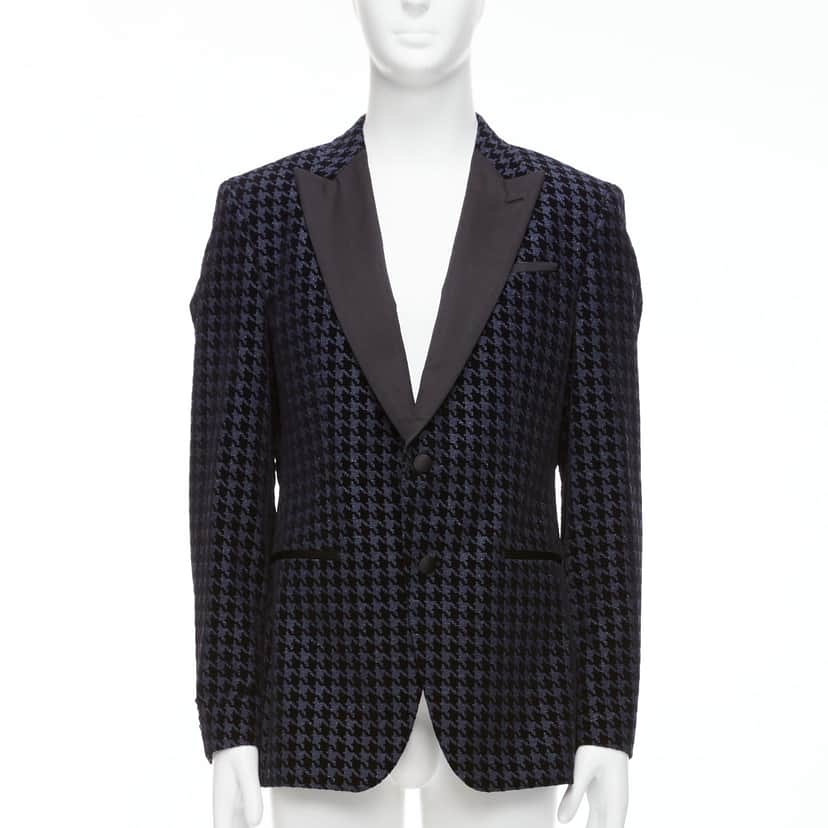 Boss Velvet Tux Blazer Black Wool Never worn, with tag - Front View