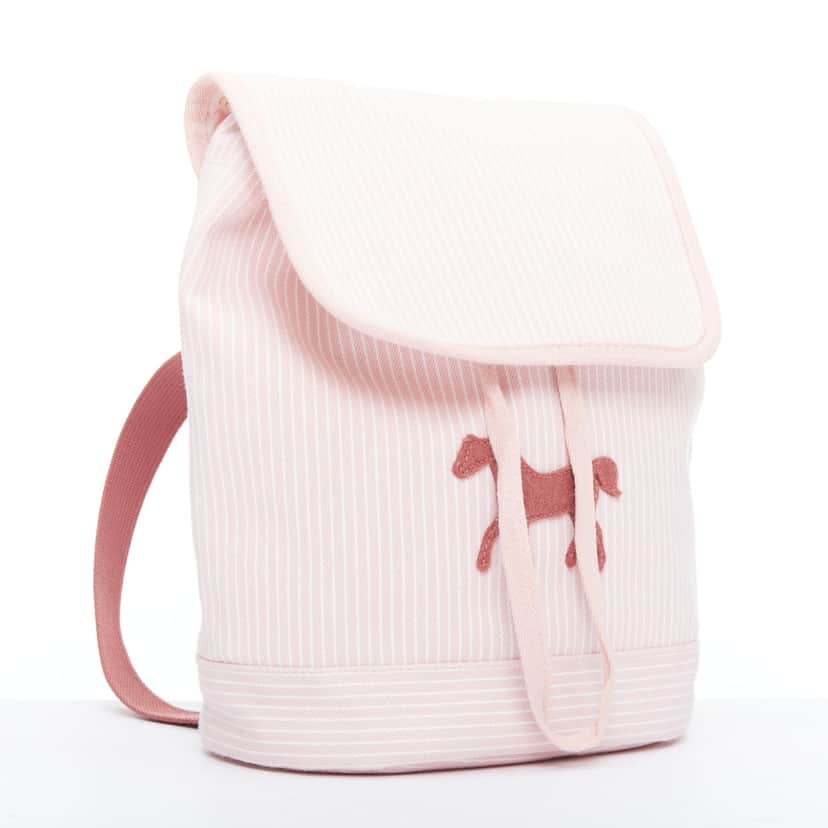 Hermès Cavalcolor Backpack Pink Cotton Very good condition - Front View