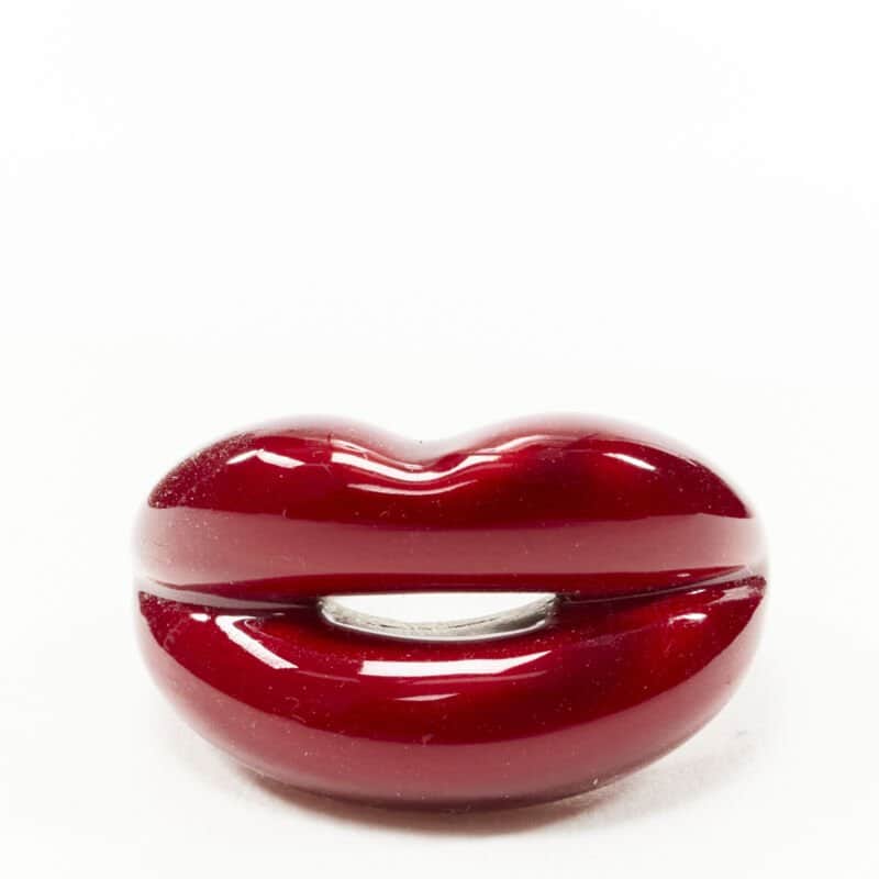 HOT LIPS BY SOLANGE Hotlips Red Ring Red Never worn - Front View