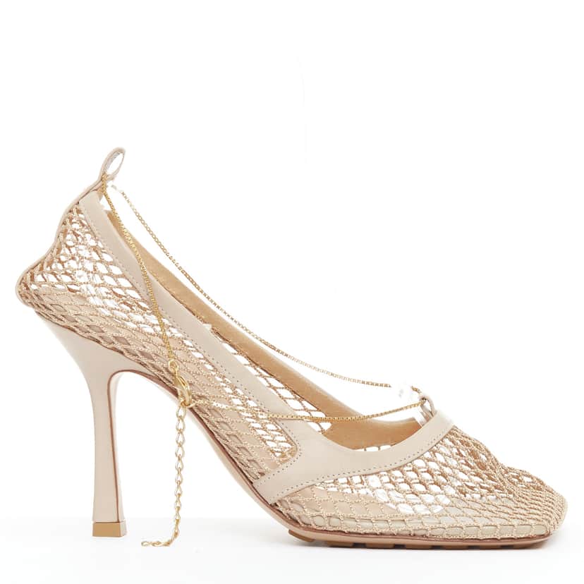 Bottega Veneta Stretch Beige Leather Very good condition - Front View
