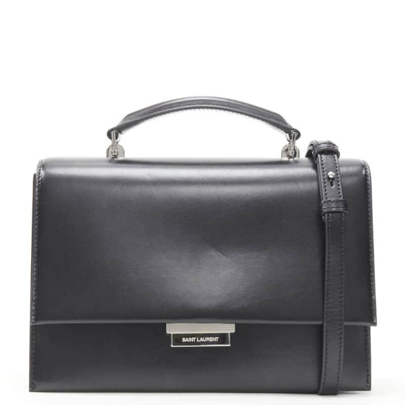 Saint Laurent Dionysus Bucket Bag Black Leather Very good condition - Front View