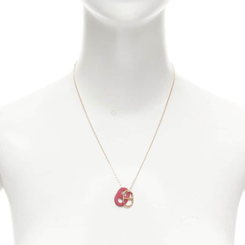 Hermès Chain Pendant Necklace Other Never worn, with tag - Front View