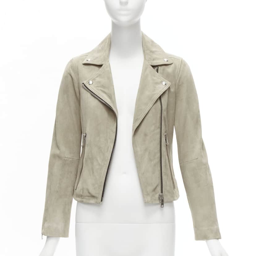 All Saints Dalby Beige Suede Very good condition - Front View
