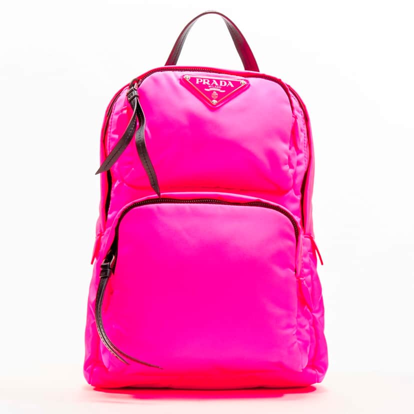 Prada Tessuto Nylon Pink Very good condition - Front View