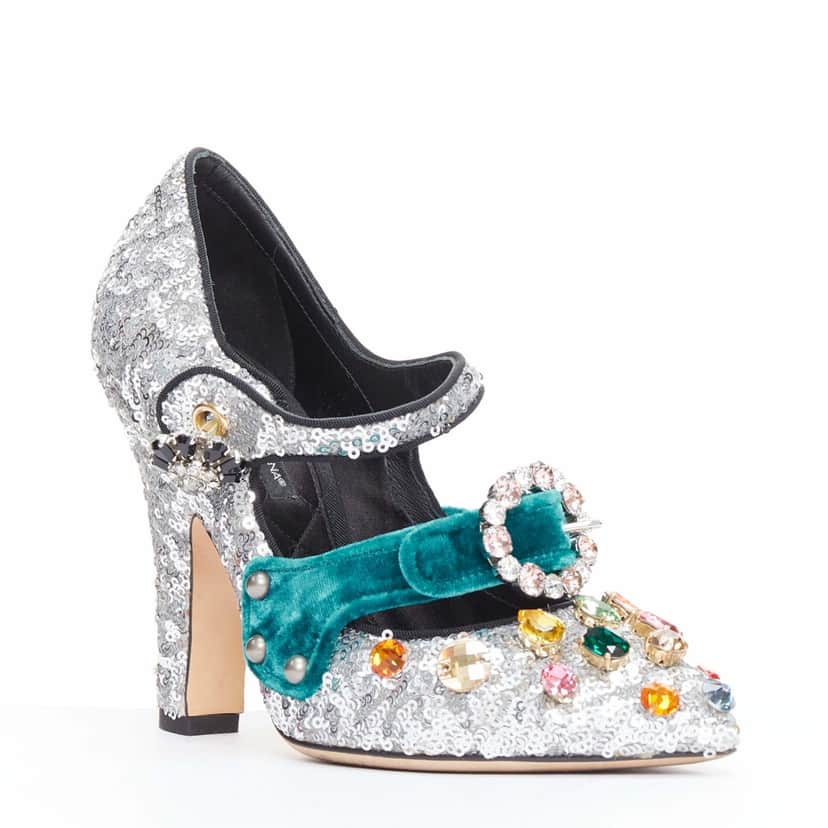 Dolce & Gabbana Bellucci Alta Moda Silver Very good condition - Front View