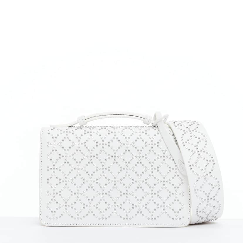 Alaïa Arabesque White Leather Very good condition - Front View