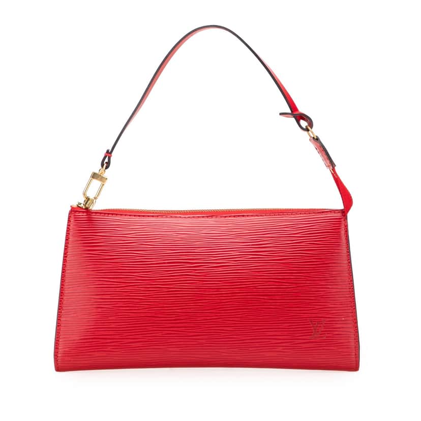 Louis Vuitton Epi Pochette Accessoires Red Leather Good condition - Front View
