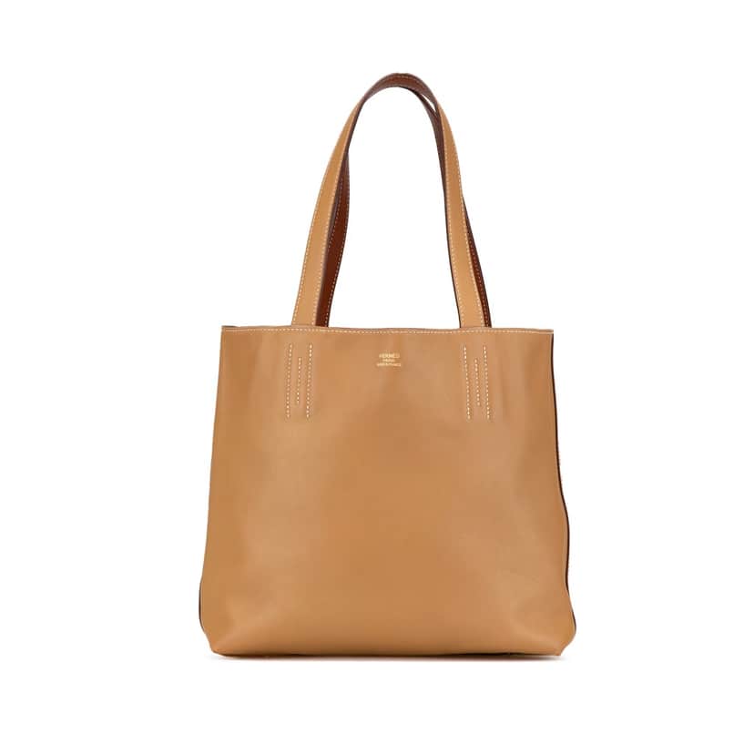 Hermès Swift Double Sens 28 Brown Leather Very good condition - Front View