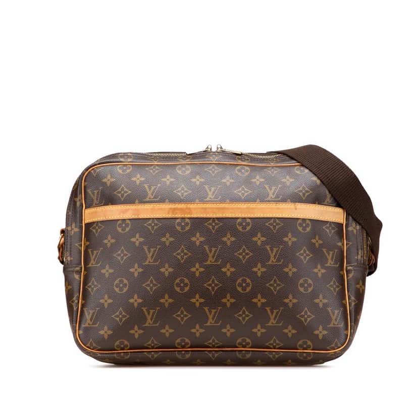 Louis Vuitton Monogram Reporter GM Brown Canvas Good condition - Front View