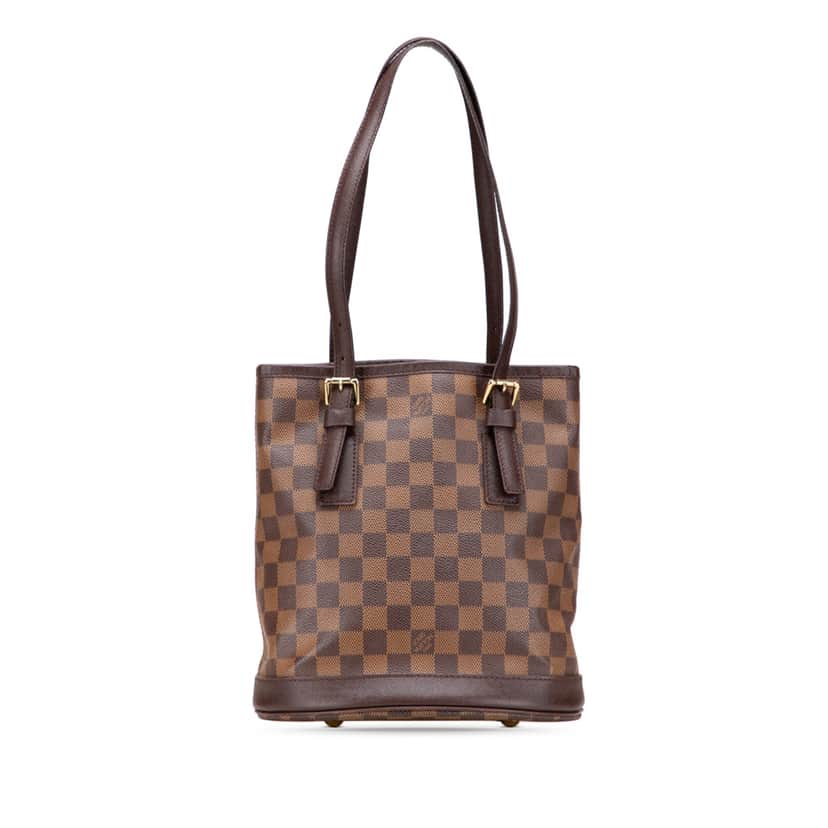 Louis Vuitton Damier Ebene Marais Brown Canvas Good condition - Front View
