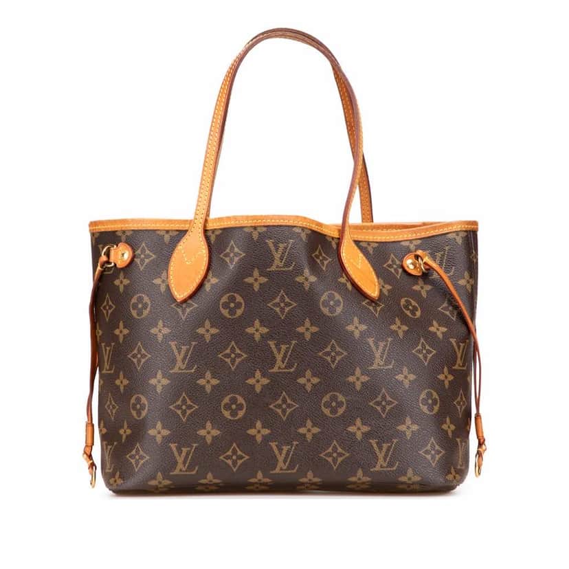 Louis Vuitton Monogram Neverfull PM Brown Canvas Good condition - Front View