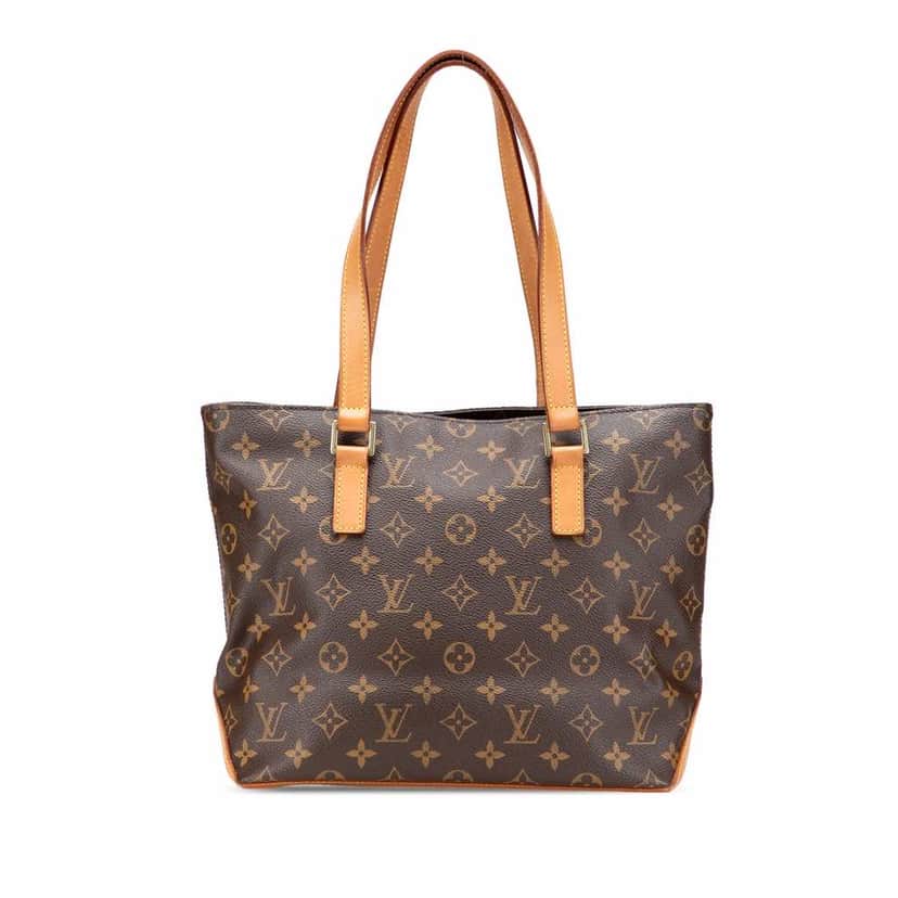 Louis Vuitton Monogram Cabas Piano Brown Canvas Good condition - Front View