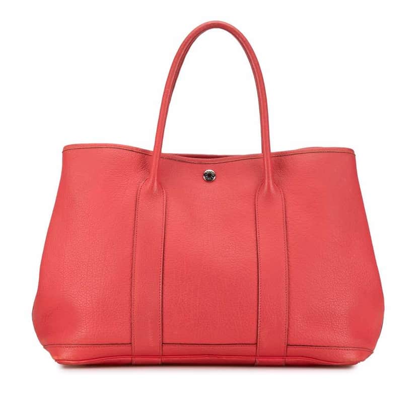 Hermès Negonda Garden Party 36 Pink Leather Good condition - Front View
