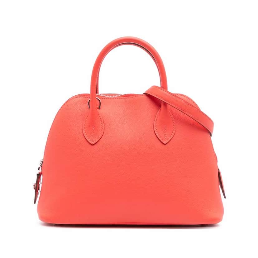 Hermès Evercolor Bolide 1923 25 Pink Leather Good condition - Front View