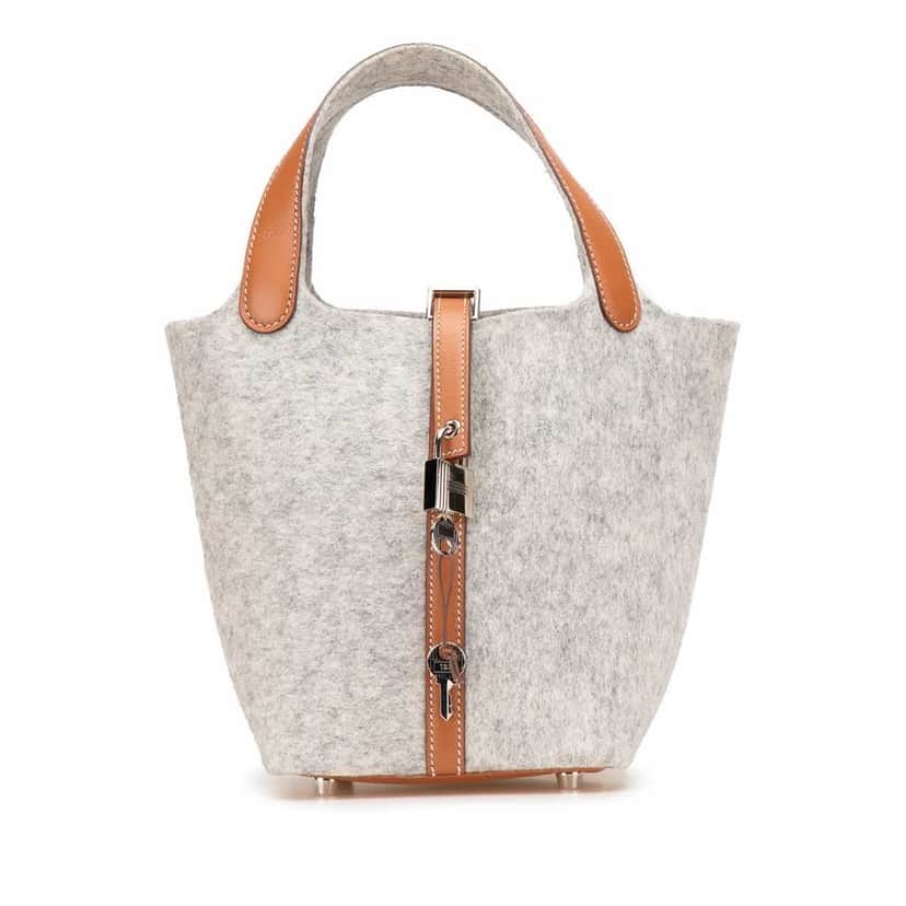 Hermès Feutre and Swift Picotin Lock 18 Other Good condition - Front View