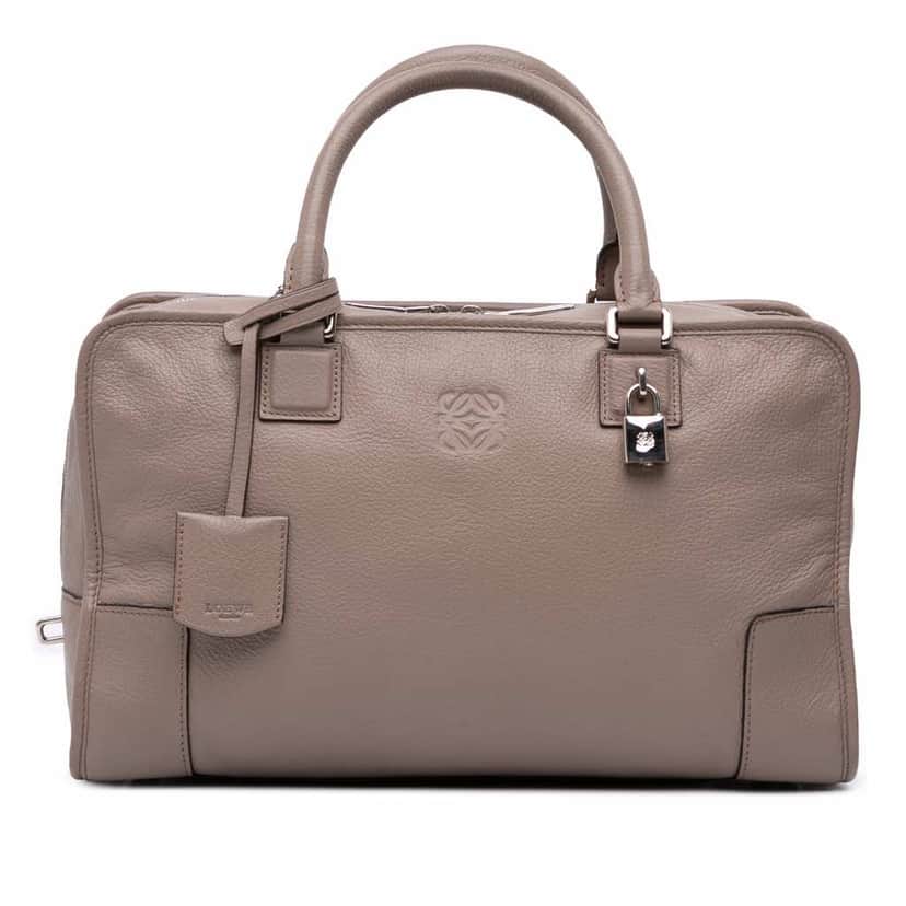 Loewe Goatskin Amazona 36 Brown Leather Good condition - Front View