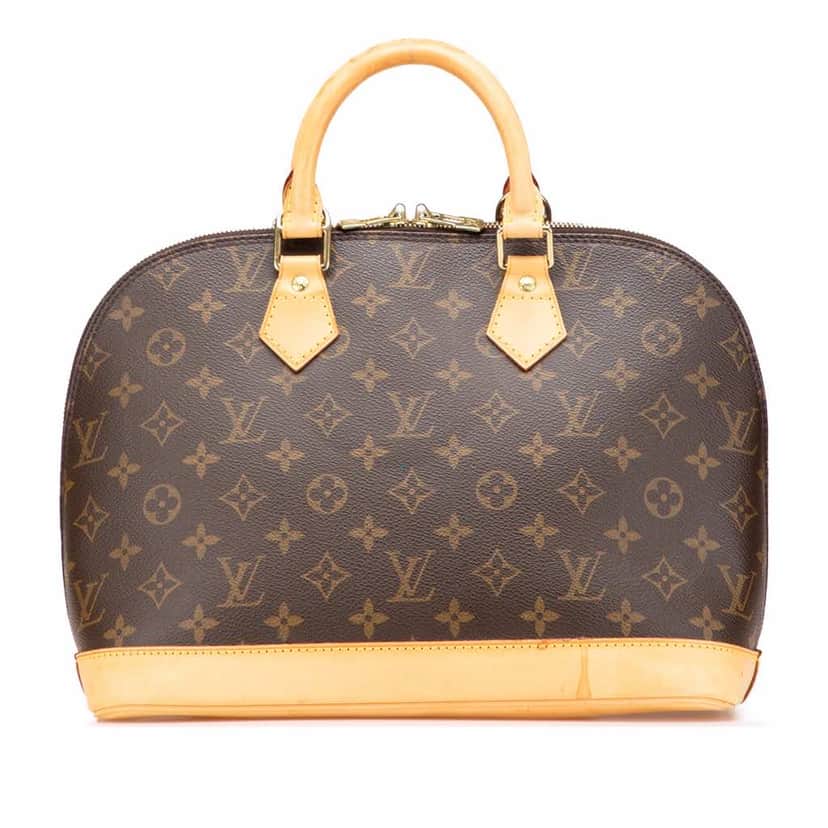Louis Vuitton Monogram Alma PM Brown Canvas Good condition - Front View