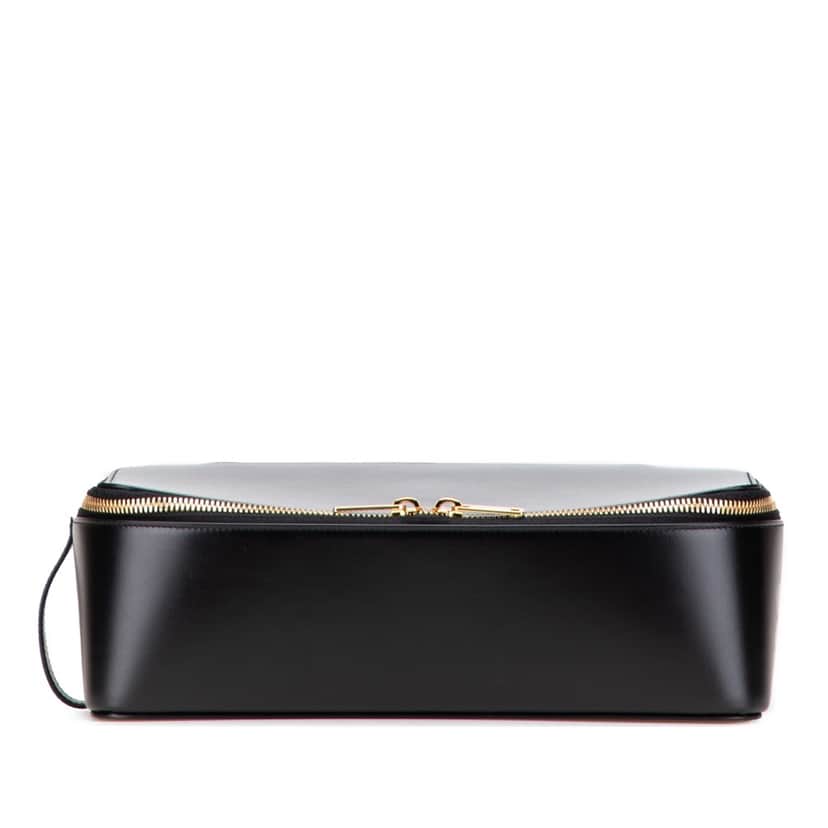Celine Leather Pouch Black Leather Good condition - Front View