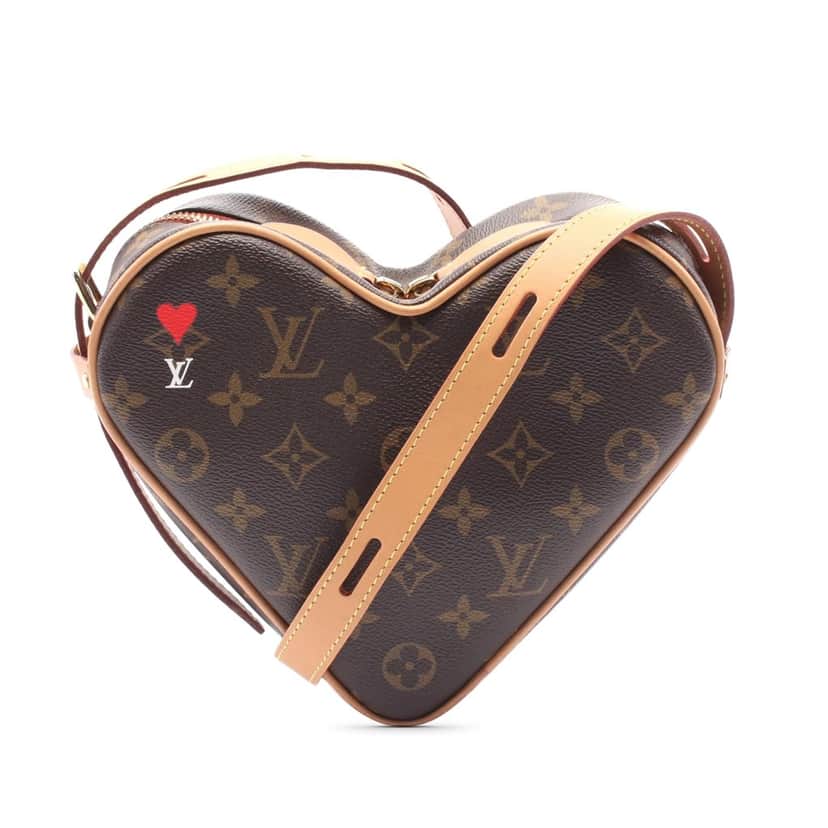 Louis Vuitton Monogram Game on Coeur Brown Canvas Good condition - Front View