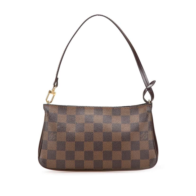 Louis Vuitton Damier Ebene Navona Brown Canvas Good condition - Front View