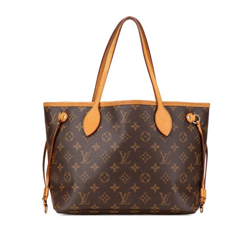 Louis Vuitton Monogram Neverfull PM Brown Canvas Good condition - Front View