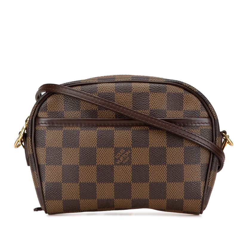 Louis Vuitton Damier Ebene Ipanema Pochette Brown Canvas Good condition - Front View