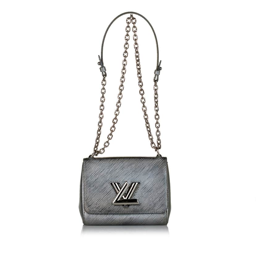 Louis Vuitton Epi Twist PM Silver Leather Good condition - Front View