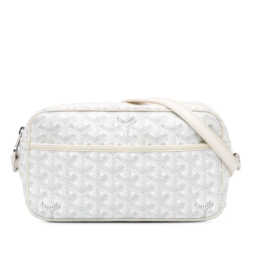 Goyard Goyardine Sac Cap Vert White Canvas Good condition - Front View