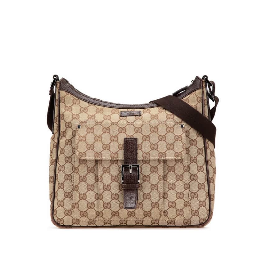 Gucci GG Canvas Crossbody Brown Canvas Good condition - Front View