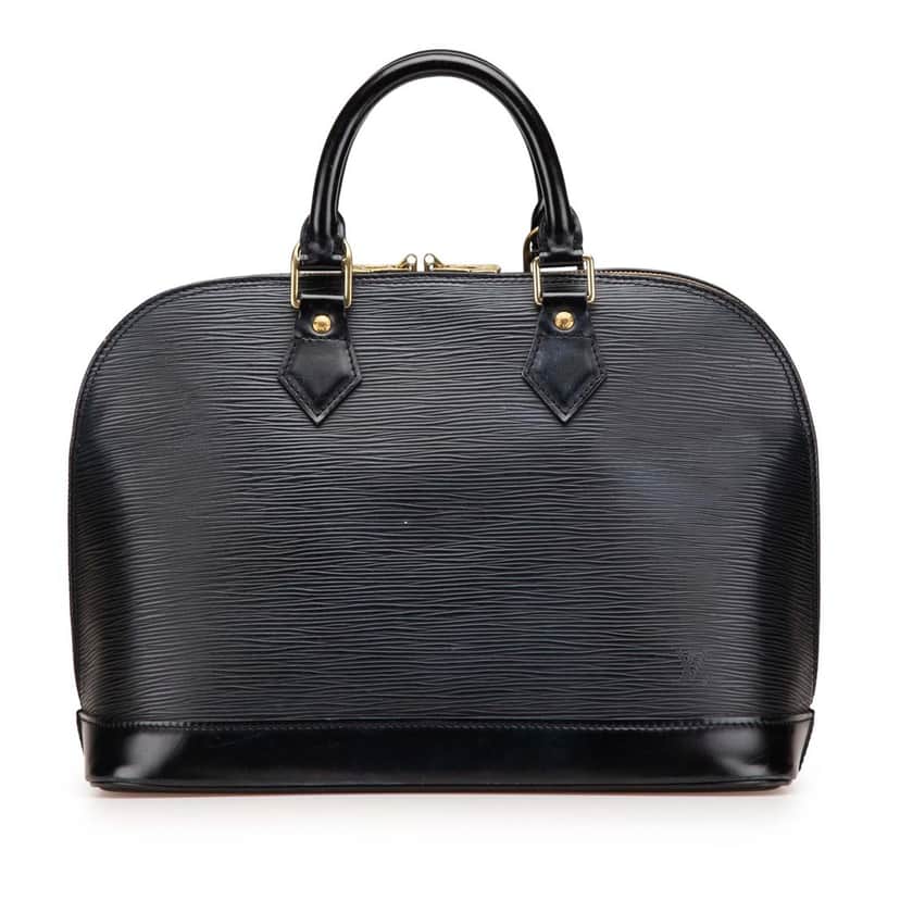 Louis Vuitton Epi Alma PM Black Leather Good condition - Front View