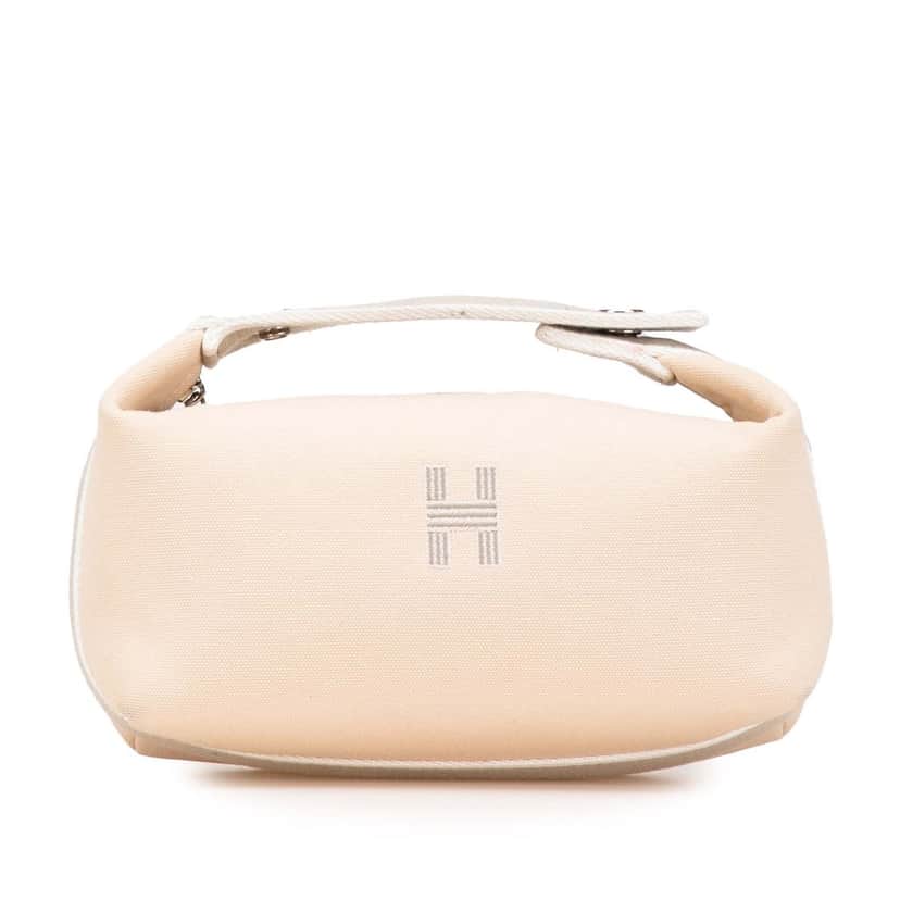 Hermès Small Toile Bride A Brac Brown Canvas Good condition - Front View