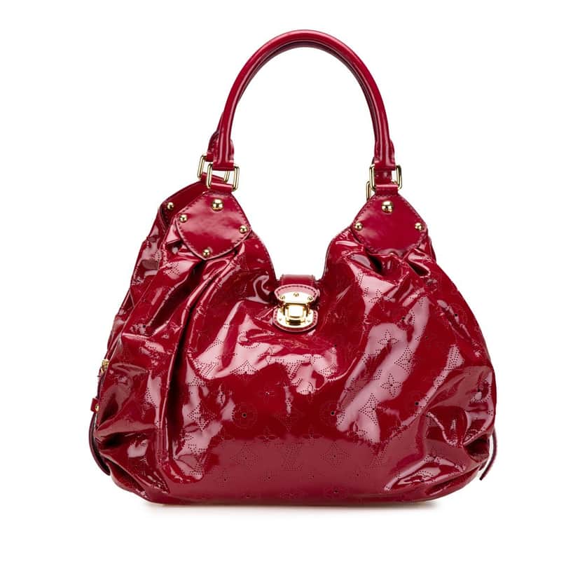Louis Vuitton Monogram Vernis Mahina Surya L Red Leather Good condition - Front View