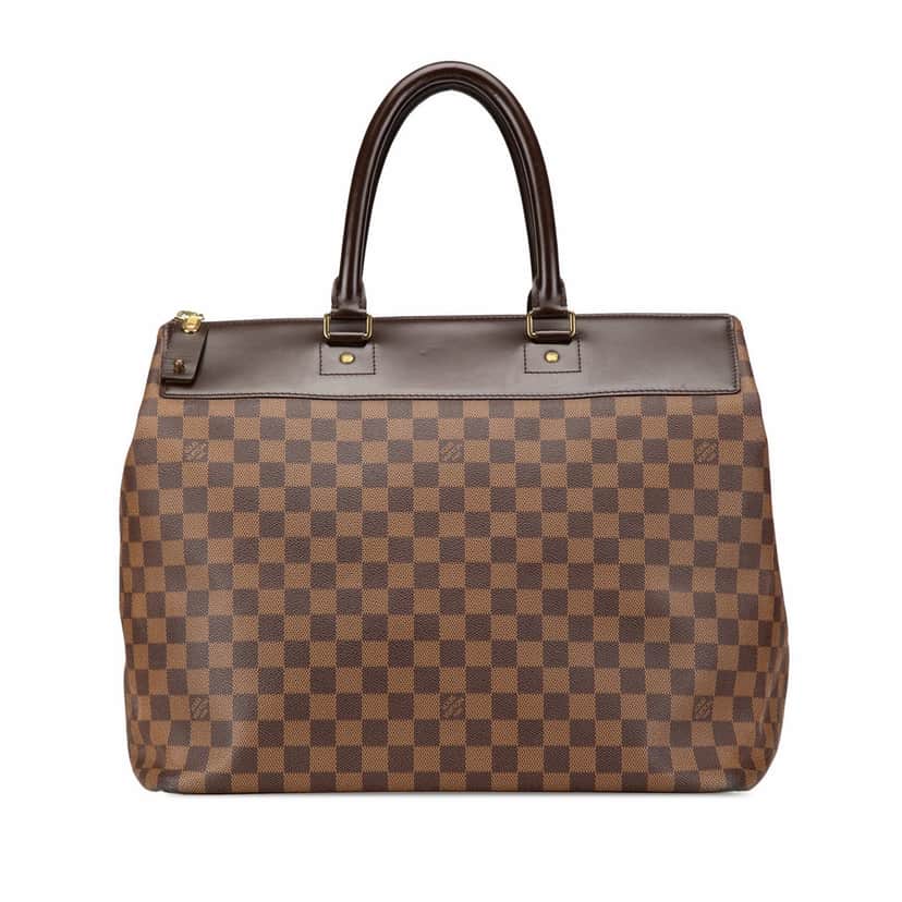 Louis Vuitton Damier Ebene Greenwich PM Brown Canvas Good condition - Front View