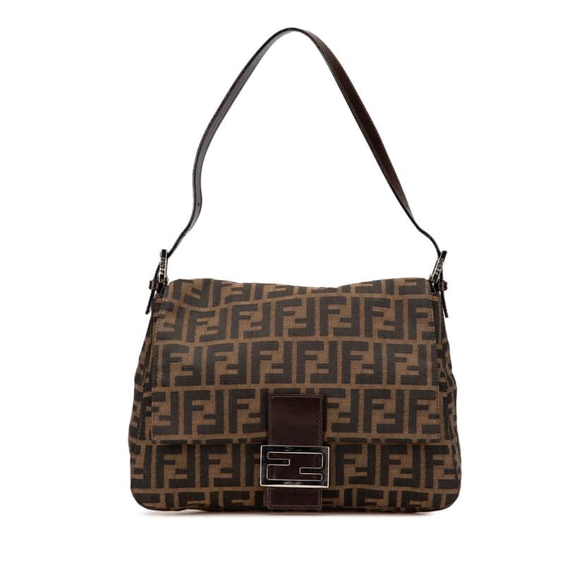 Fendi Zucca Canvas Mamma Forever Brown Canvas Good condition - Front View