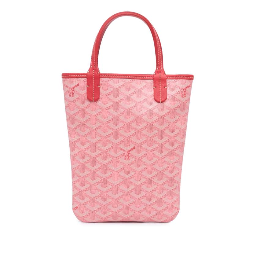 Goyard Goyardine Poitiers Pink Canvas Good condition - Front View